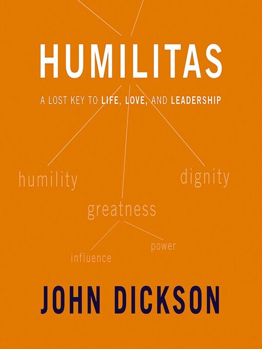 Cover image for Humilitas